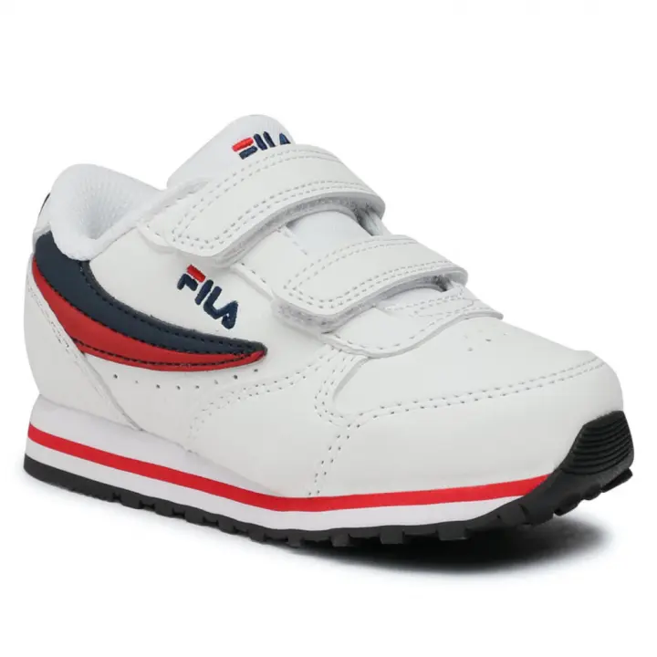 Zapatillas Fila Orbit Velcro Infantil Blanco Azul  1011080-98F - 1