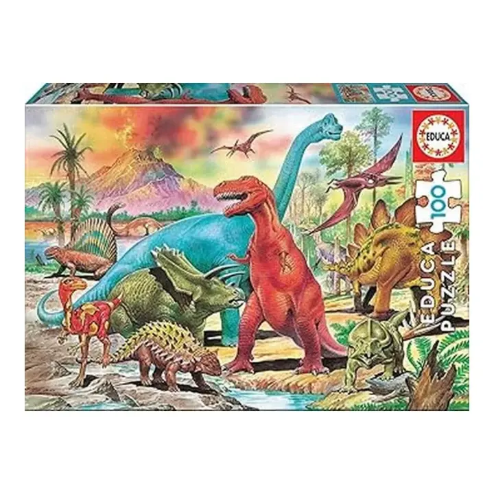 Educa Dinosaurios Puzzle Infantil 100 Piezas 13179 - 1