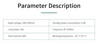Interruptor Inteligente De Cortina WiFi Tuya Módulo De Control Remoto RF 433MHz Compatible Con Alexa Y Google Assistant Para Rollos Y Ventanas - details 13