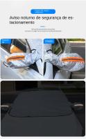 Cubierta De Parabrisas Para Coche Impermeable Protector Solar Magnético Cubierta Frontal De Ventilación Automóvil - details 10