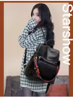Mochila de cuero de alta calidad para mujer, bolso escolar para adolescentes y niñas, mochila de viaje de gran capacidad, nuevo diseño, 2023 - details 0
