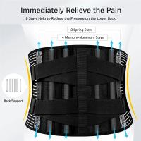 Cinturón De Soporte Lumbar Ajustable Para Hombres Y Mujeres Alivio De La Ciática Transpirable Y Cómodo Para Adultos Mayores De 13 Años - details 1
