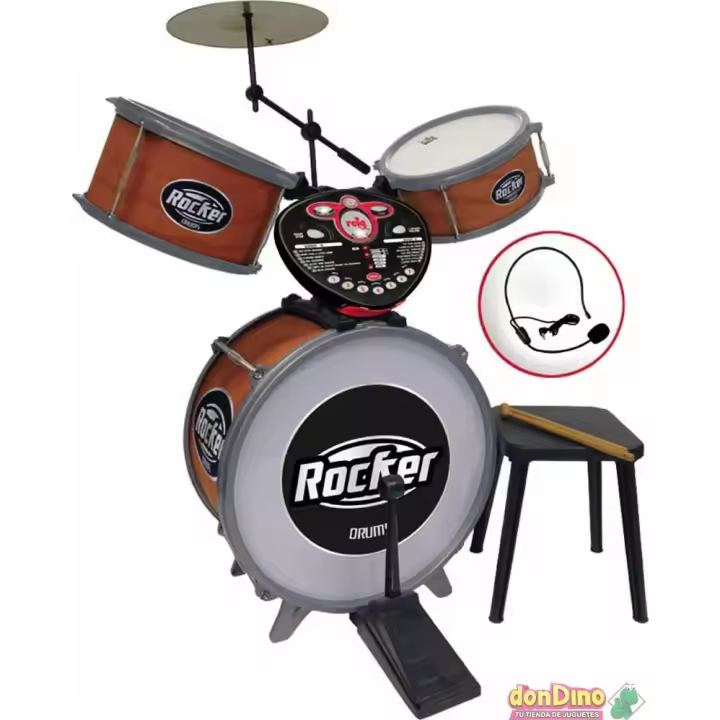 Batería 3 Módulos con Tutor Rocker Drums (Reig 629) - 1