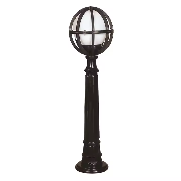 Lámpara de pie para exterior WELLHOME - Negro, 23x23x95 - 1