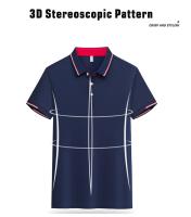 Camisa Polo De Verano Para Hombre Transpirable Y Fresca Con Costuras Manga Corta Talla S-4XL Camiseta Deportiva Absorbente De Sudor Estilo Casual - details 2