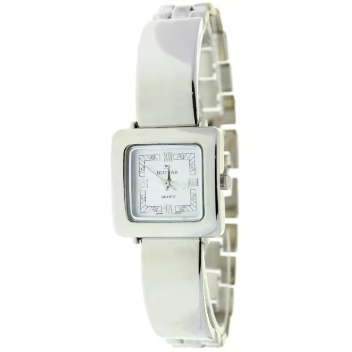 Blumar Bl-09311  Reloj Para Para Mujer Color Plateado - 1