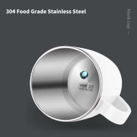 Termo De Acero Inoxidable 350ml Con Manija Y Tapa a Prueba De Fugas  Aislada Portátil Para Café Y Agua - details 2