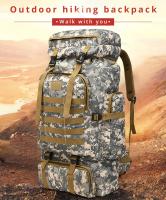 Mochila De Camuflaje Para Hombres Gran Capacidad Impermeable Militar De Viaje Para Senderismo Exterior Bolsa De Hombros - details 0