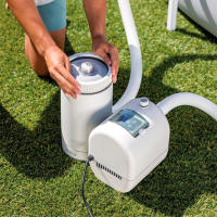 INTEX - Depuradora cartucho C2500, filtración avanzada 9.463 l/h, filtro cartucho tipo B, temporizador programable, indicador de cambio de cartucho, piscinas grandes hasta 52.900 L, Hydro Aeration, instalación rápida, depuradoras piscina - details 7