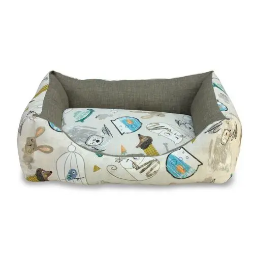 Cama para perros y gatos Cuadrada Mascotas En Casa 50X45X17 Cms. Arquivet - 1