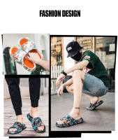 Zapatillas De Verano Para Hombre Y Mujer Con Diseño Gráfico Grueso Y Plataforma Para Parejas Zapatos De Casa Transpirables Y Cómodos Para Uso Interior - details 2