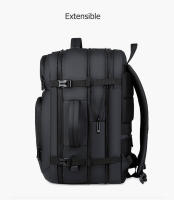 Mochila Expansible de 40L con Puerto de Carga USB Bolsa de Laptop Impermeable Diseño Sólido - details 22