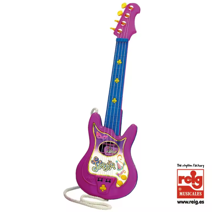 Guitarra, Forma Electrica,"Fiesta" 4 Cuerdas.. (Reig 3018) - 1