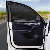 1Par De Cortinas De Sol Para Ventanas Del Coche Malla Transpirable Cubierta De Visera Estilo De Adorno Interior Automotriz - details 1