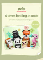 Bloques De Construcción Mini Animales 639PCS Ostrich Fox Panda Mascotas Adorables Micro Bloques Modelo Juguetes Para Niños Regalo De Cumpleaños Y Fiestas - details 1