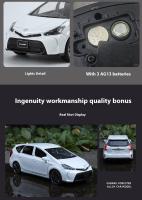 Modelo De Coche De Aleación Prius a Escala 1:32 Con Acción De Retroceso De Pull-Fun Juguete Educativo Para Niños Regalo Ideal Para Amantes De Los Coches - details 14