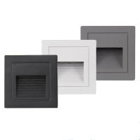 Luz De Escalera LED Impermeable 5W Instalación Revestida En Pared Interior Y Exterior Luz De Pasillo Moderna De Aluminio Borosilicato De Vidrio 85-265V - details 0