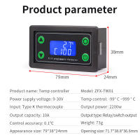Controlador De Temperatura Inteligente Digital ZFX-WT01 Con Pantalla LED Y Probar Para Calor/Aire Acondicionado Tuya WIFI - details 8