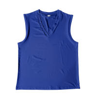Chaleco Sin Mangas Para Hombre De Color Sólido Con Cuello En V Transpirable Y Casual Adecuado Para Fitness Y Deportes - details 21