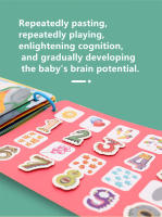 Juego De Educativos Montessori Para Niños Con Adhesivos Libro Ocupado Animal Números Juego De Puzzle De Alineación Regalo De Juguetes Educativos Para Niños - details 19