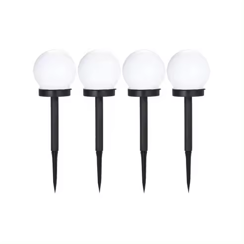 Mediawavestore Lámpara Esfera Solar 10cm para Jardín - 1