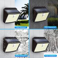 Lámpara Solar Exterior 158 LED Con Sensor De Movimiento Impermeable 3 Modos Luz De Pared Para Jardín Alambrado Patio Garaje - details 7