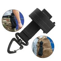 Llavero Táctico Exterior Con Funda De Enredadera Y Porta Llaveros De Cinturón Herramienta Militar De Nylon Con Gancho Para Guantes Y Cordones - details 1
