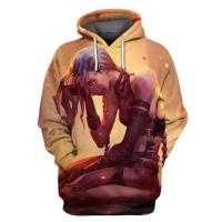 Sudadera De Capucha 3D Arcane League of Legends Para Hombre Moda Casual Abrigo Para Adulto Estilo Hip Hop Abrigo De Tracksuit Sudadera De Jinx Lol - details 4