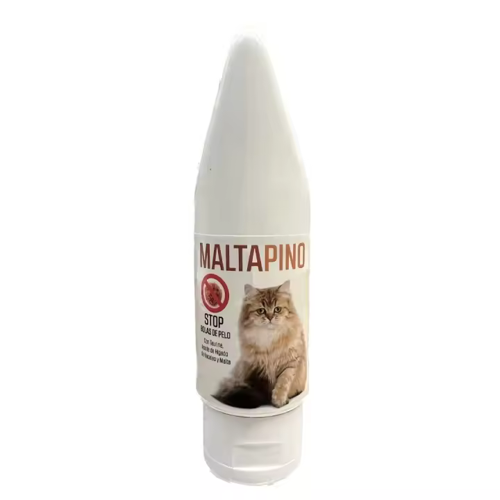 MALTA PINO, Stop a las bolas de pelo gatos de Laboratorios Pino. Envase de 100ml. - 1