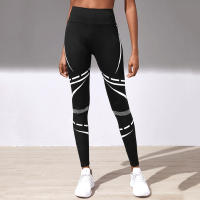 Leggings De Patrón Geométrico Para Mujer Pantalones De Yoga Sin Costuras Fitness Running Alto Cintura Tallas Grandes Ropa De Gimnasio - details 2