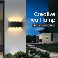 Lámparas De Pared MARPOU IP65 Impermeables Para Exteriores Luz De Jardín Decorativa LED AC110-220V 2/4/6/8/10W Para Hogar Moderno - details 0