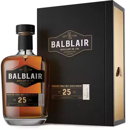 WHISKY ESCOCES BALBLAIR 25 AÑOS SINGLE MALT WHISKY 70CL 46% - 1