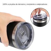 Taza Termo De Acero Inoxidable 20oz Con Tapa a Prueba De Fugas Para Bebidas Y Agua a Isolamiento Térmico Ultrafuerte - details 2
