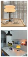 Lámpara De Mesa De Huevo De Vidrio Diseñador Italiano LED Para Dormitorio Luz Nocturna Moderna Minimalista Decorativa Para Hogar Y Escritorio - details 6