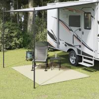 vidaXL Alfombrilla de camping 2,5x2 m Color Azul,  Crema,  Antracita y mas - details 1