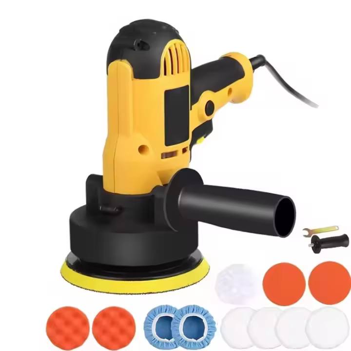 Kit De Pulidora De Coche Eléctrica 220V Máquina De Pulido Y Cera Ajustable Herramientas De Lustrado Y Sellado 700W - 1