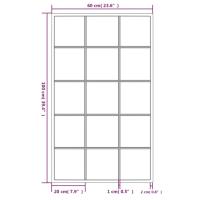 vidaXL Espejos de pared 4 uds metal negro 100x60 cm - details 6
