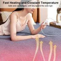 Manta Eléctrica Con Termostato Automático Calefactor De Cama Calentador De Matrícula 220V Para Dormitorio Calentador Rápido - details 1