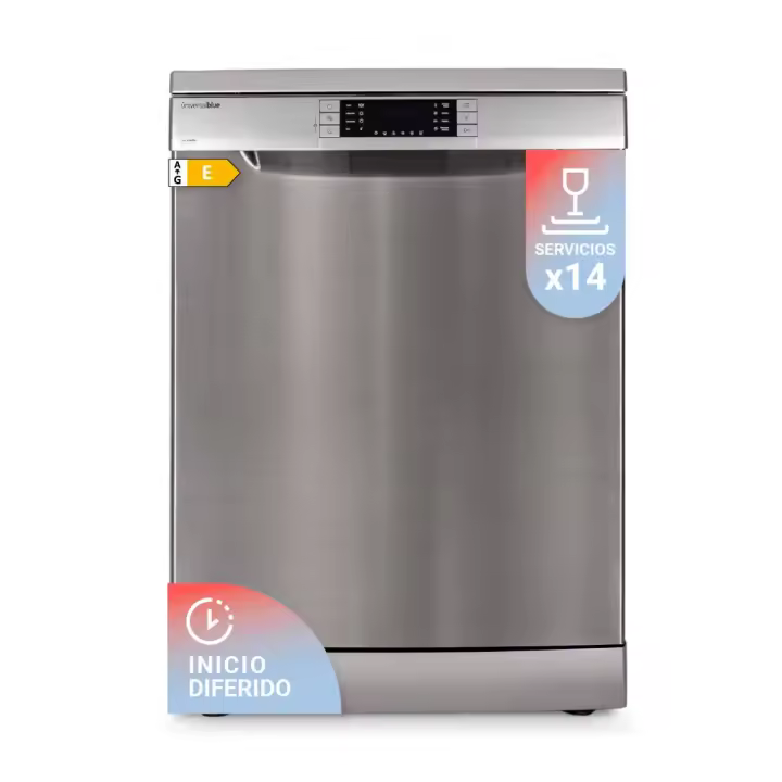Lavavajillas Digital UNIVERSALBLUE JAVA 6060DX 60 Cm Libre Instalación - Capacidad 14 Servicios - 1