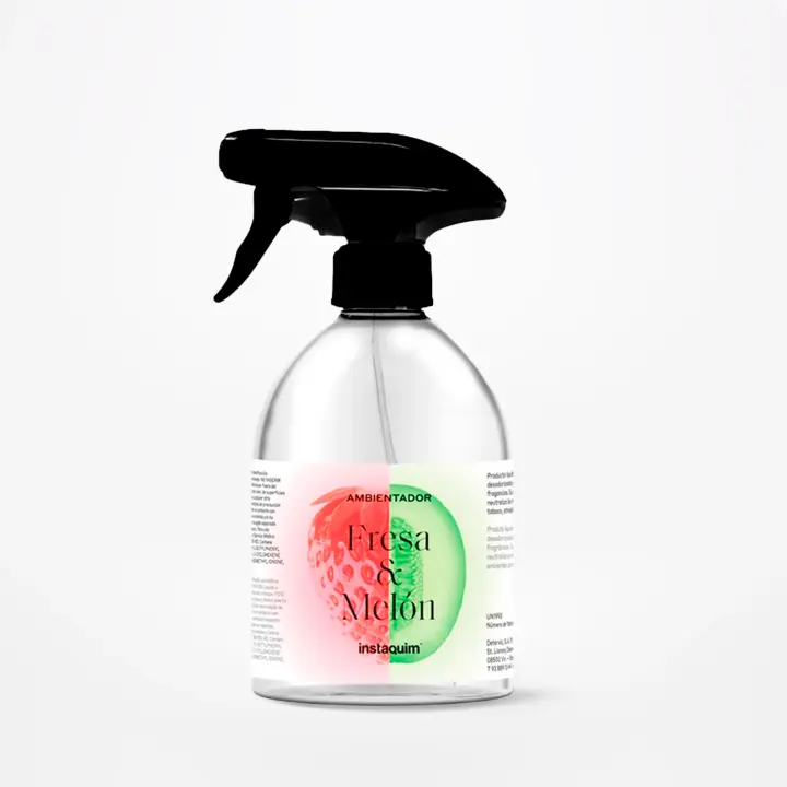 Clinn - Ambientador Fresa y Melón | 500ml y 12x500ml | Quitaolores para Hogar y Negocio - 1