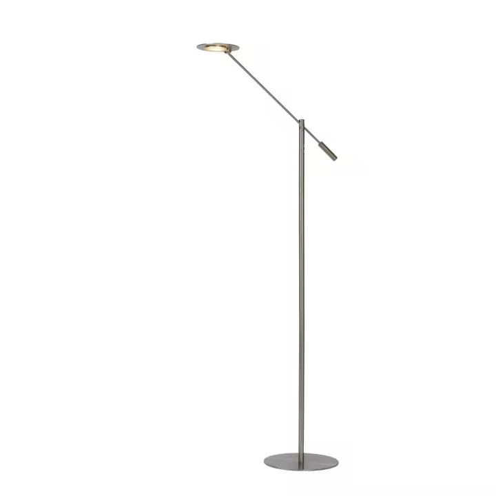 Lucide ANSELMO - Lámpara de lectura - Ø 25 cm - LED Regul. - 1x9W 3000K - Cromo mate - 1