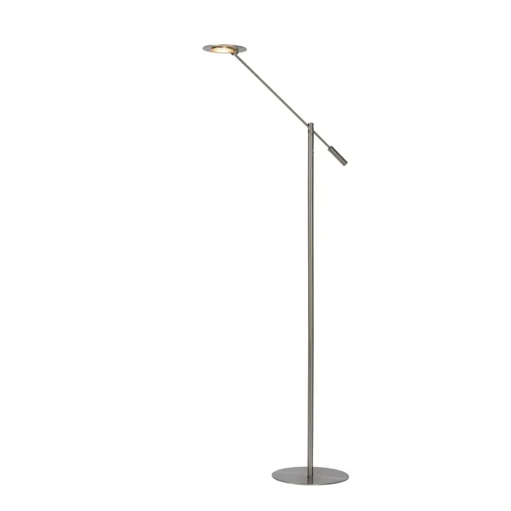Lucide ANSELMO - Lámpara de lectura - Ø 25 cm - LED Regul. - 1x9W 3000K - Cromo mate - 1