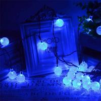 Luces De Cadena Solar LED Para Exteriores 60 Leds Impermeables Con 8 Modos Luces De Globos De Cristal Para Jardín Decoración De Árbol Fiesta Patio - details 10