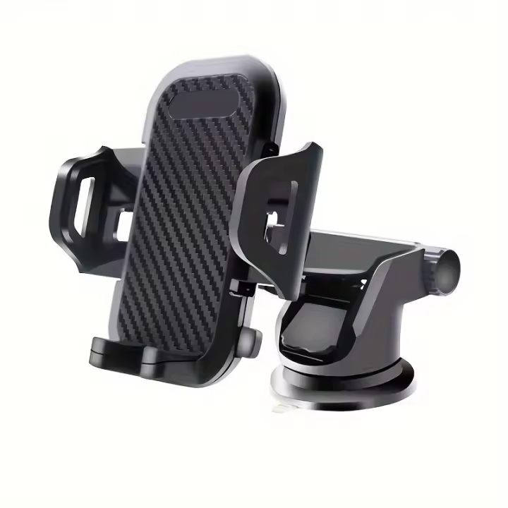Soporte Movil Coche, Soporte de teléfono universal para salpicadero de coche, material de PVC con almohadilla de gel adhesiva, soporte de succión para Móvil para uso en vehículos - 1