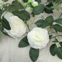 Guirnalda De Pekino Artificial De Seda Kahaul Grandes Flores Para Navidad Boda Y Decoración De Casa Jardín Y Fiestas - details 5
