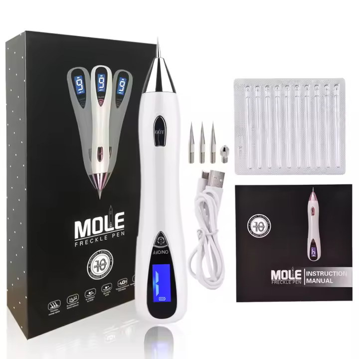 Nuevo instrumento para eliminar pecas, lápiz para eliminar lunares, instrumento de belleza láser para salón de belleza, lápiz para eliminar manchas faciales con foco de nueve velocidades - 1
