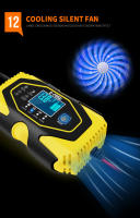 Cargador Inteligente De Batería LiFePO4 De Litio 12V/6A 24V/3A Automático Y Rápido Para Baterías De Plomo-Acero 50AH 75AH 90AH 100AH Material ABS - details 13