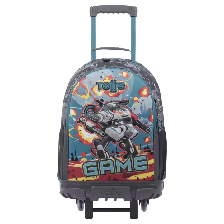 Totto Mochila infantil ruedas  -Dimensiones:33 x 48 x 36 cm-Material: Poliester - 1