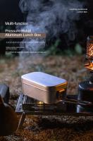 Caja De Almuerzo Calentada Portátil Campingmoon De Aluminio Duro Para Camping Y Picnics Cocina Al Aire Libre - details 0