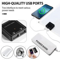 Cargador Solar De 100W Con Dos Puertos USB Impermeable Y Portátil Para Camping Al Aire Libre Senderismo Y Dispositivos De Emergencia Panel Solar Monocrómico De Alta Eficiencia - details 5